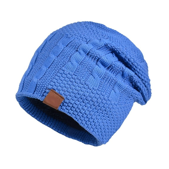 Tanhomme Winter Daily Hat - Thermal Polar Fleece Ski Stocking Cap Women's Winter Fashion Plus Velvet Mixed Color Versatile Woolen Knitted Hat To Keep Out The Cold
