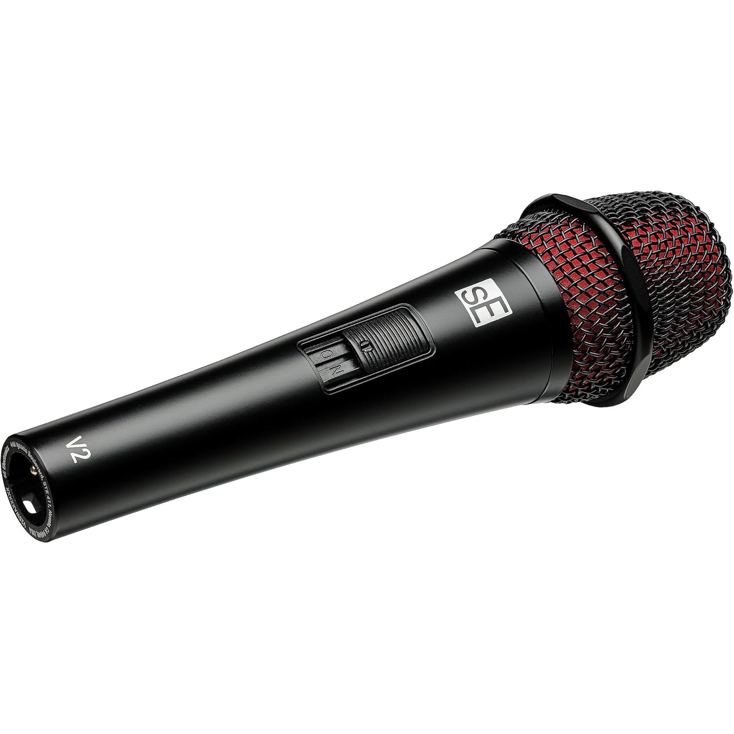 sE Electronics V2-SW-XLR Supercardioid Dynamic Handheld Microphone with On/Off Switch (Includes 15' Cable)