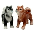 thumbnail image 3 of Pet Siberian Huskies Dog Salt and Pepper Shakers Ceramic Magnetic Figurine Set, 3 of 10