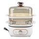 thumbnail image 2 of Vaporera Eléctrica De 2 Niveles, Olla De Apilable De 1200 W, Olla Caliente Eléctrica, Vaporizador De Verduras Para Sopa De Mariscos, Fideos, Cocina De Ramen, 2 of 7