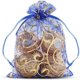 thumbnail image 3 of 100 Piezas Bolsas de Organza, 10 x 15 cm 10 Bolsas de Regalo de Organza de Patrones Mixtos con Cordón, Bolsa de Joyería Bolsas de Lavanda Bolsas de Dulces Regalos de Boda, 3 of 5
