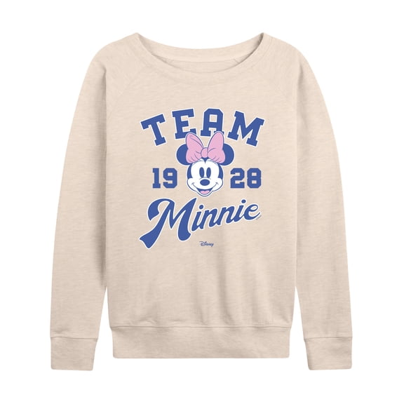 Disney - Team Minnie- Women's French Terry Long Sleeve Pullover