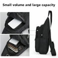 Dengmore Waterproof Strap Bag Crossbody Backpack With USB Hole With