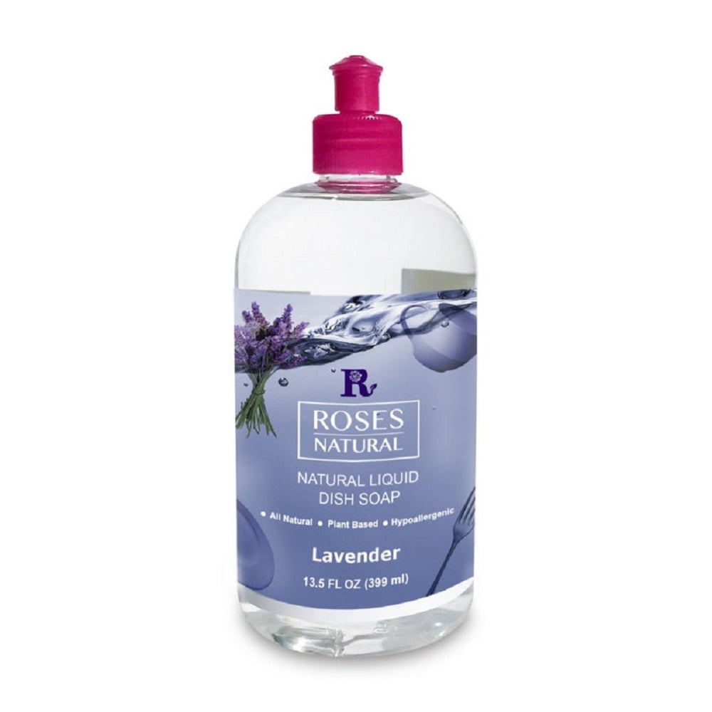 Lavender Dish Soap, Pure Natural Dish Soap 13.50 Oz