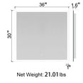 thumbnail image 2 of Sinber Wall Mounted Makeup LED Bathroom Vanity Mirror with Lights Backlit and Anti-Fog (36 x 30), 2 of 13
