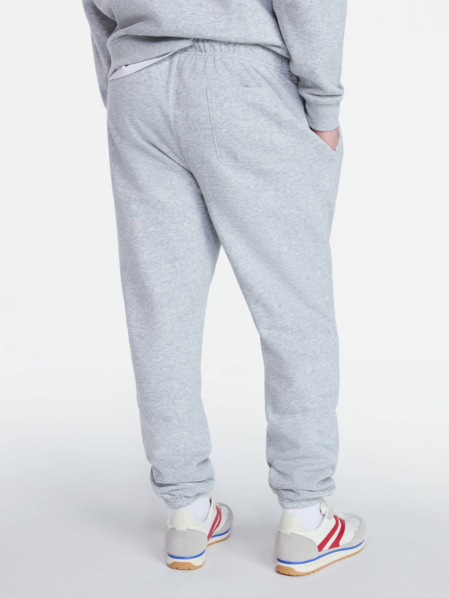 No Boundaries Soft Fleece Jogger Sweatpants, 30'' Inseam, Men's XS-4XLT