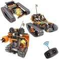 thumbnail image 1 of Kit de construcción de control remoto de vástago 3 en 1: coche rastreado/robot/tanque para regalo de niño de 6 a 12 años (392 piezas)... Namotu CZWJ-XM76, 1 of 7