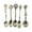 Silver, variant on Antique Styles Embossed Sturdy Alloy Spoons 5 Piece Utensils Set Antique Relief Kitchen Accessories For Home Restaurant