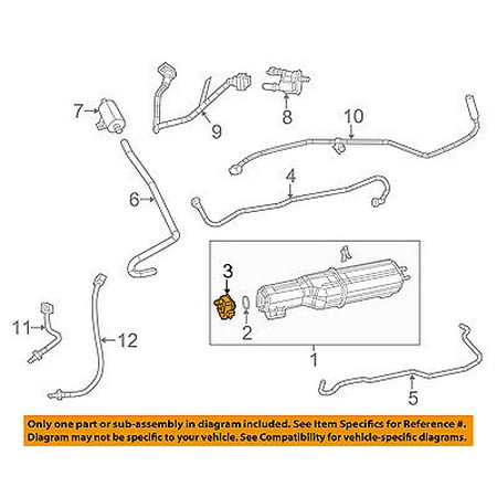 - CHRYSLER OEM Emission Vapor Canister-Detection Pump 4861959AB