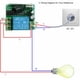 thumbnail image 5 of Interruptor de control remoto inalámbrico RF de 433 Mhz DC12V 1 Ch, control remoto + 2 piezas, 5 of 5