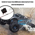 thumbnail image 4 of kurtrusly 1 Set RC Motor Fan Practical High-efficient Cooling Device Reliable Upgrading Part Heat Sink System Kit Replacement for E-REVO Black, 4 of 9