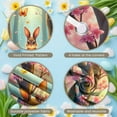 thumbnail image 4 of Cute Bunny Happy Easter Banner Colorful Eggs Easter Celebration Display Butterfly Decor Spring Flowers Easter Photo Prop for Easter Party Family Gathering Photo Shoot, 4 of 9
