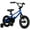 Deep Blue, variant on Vollsch BMX Style Kids Bike for 6-14 Years Old Boys Girls Teens 20 Inch Bicycle with Kickstand Rear V Brake Coaster Brake, White