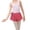 Watermelon Red, variant on KAUOD Girls Ballet Skirt Chiffon Wrap Skirt Adjustable Tie Dance Skirts F𝗹owy Light Casual Cute Yoga Workout Skirts
