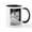 White/Black Inside, variant on CafePress - Gorgeous White Wolf Mugs - 11 oz Ceramic Mug - Novelty Coffee Tea Cup