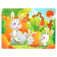 thumbnail image 1 of Wooden Cartoon Stereo Memory Cognition Puzzle Early Educational Toys For Kids, 1 of 2