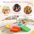 thumbnail image 6 of Walsunny 5 PCS Foam Baby Toddlers Climbing Block Toy set, Indoor Climbing,Soft Play Climbing, Multicolor, 6 of 8