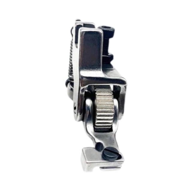 Drezz Sewing Presser Foot Adjustable Hide Zipper Guide Presser Foot Zipper Guide Sewing Machine Tool Presser Foot Smooth Sewing Machine Presser Feet Versatile Sturdy Metal Construction Iron Gear