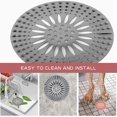 thumbnail image 4 of 2Pcs Shower Drain Cover, Easy to Clean and Install Shower Drain Cover, Drain Hair Catcher with Suction Cup, Shower Drain Protector Cover for Kitchen and Bathroom, 4 of 5