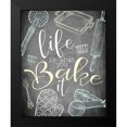 thumbnail image 2 of Kimberly, Allen 15x18 Black Modern Framed Museum Art Print Titled - Life is What you Bake It, 2 of 5