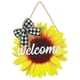 thumbnail image 1 of Señal de suspensión de puerta de bienvenida de girasol, suspensión de puerta de bienvenida de girasol, decoración del hogar, coronas de bienvenida, durabilidad extendida, 1 of 8
