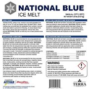 National Blue Snow Salt Ice Melt 20lb Bucket - Fast Acting Ice Melter - Pet, Plant and Concrete Friendly, Environmentally Safe - Free of Magnesium Chloride - Melts to -15°F