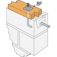 thumbnail image 3 of Placa de rodamiento Simpson Strong-Tie, 7,5 x 7,5 cm, HDG, 16 mm, perno, 3 of 7