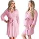 thumbnail image 1 of Bata de maternidad Posh Peanut Mommy para parto Dusty Rose, 1 of 6