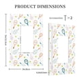 thumbnail image 3 of KLL Cute Tennis Rackets Pattern Electrical Outlet Covers, 3" x 5" 1 Pack Electric Receptacle Plug Covers for Decorator Receptacle Outlet & Switch-Style U, 3 of 6