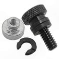 thumbnail image 1 of Black Rear F Seat Bolt Tab Screw Nut for Sportster XL 883 1200 Fatboy Road King Motorcycles, 1 of 5