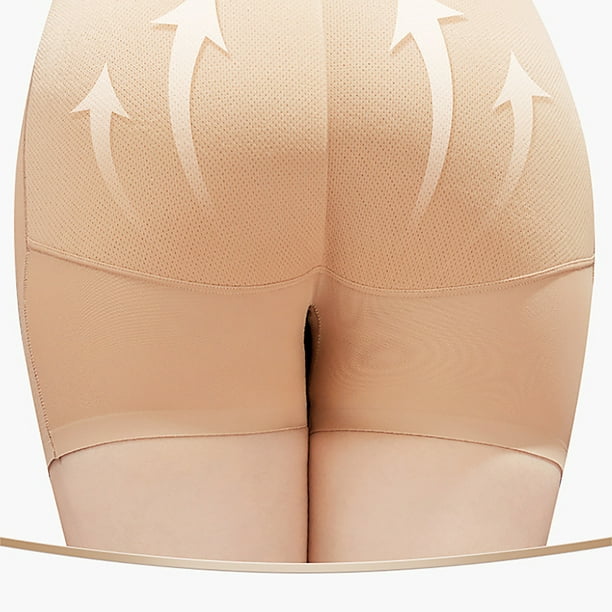 DPTALR Women's High-Waisted Abdomen Buttocks Body Sculpting Breathable Fake  Butt Pants 