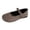 Brown, variant on Loafers For Women Suede Round Toe One Strap Womens Loafers Cushioned Flat Sole Slip On Flats Spring Fall Versatile Casual Flats Black