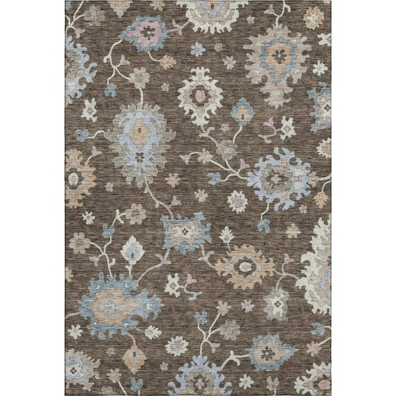 Dalyn Rugs Premium Machine Washable Mayfield AMF1218 Chocolate 2'6" x 3'10" Rug