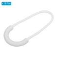 thumbnail image 3 of Uxcell Zipper Pulls Replacement Extension Cord Handle Extender for Luggage Handbags White 15 Pack, 3 of 5