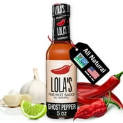 Lola's Fine Hot Sauce - Ghost Pepper 5oz. (All Natural, Gluten Free & Vegan)