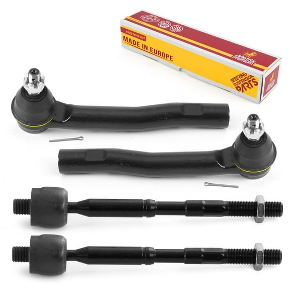 Metrix Premium Chassis Parts - 4 PC Inner & Outer Tie Rod End Kit Fits 10-15 Lexus RX350, 10-15 RX450h, 09-16 Toyota Venza, 08-19 Highlander, Replacement EV801472, ES800533, ES800534
