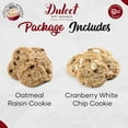 thumbnail image 5 of Dulcet Gift Baskets Favorite Wholesome Breakfast Oatmeal Raisin & Cranberry White Chip Cookie, 5 of 7