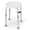 White, variant on Naipo Shower Stool Height Adjustable Round Bathing Chair Seat for Compact Tubs Safety for Adults, the Elderly, Pregnant Women, White