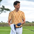 thumbnail image 4 of Daiia Pineapples Pattern Men’s Polo Shirts,Solid Deck Shirt,Classic Fit, Breathable Cotton Polo for Casual and Sport Wear-4X-Large, 4 of 7