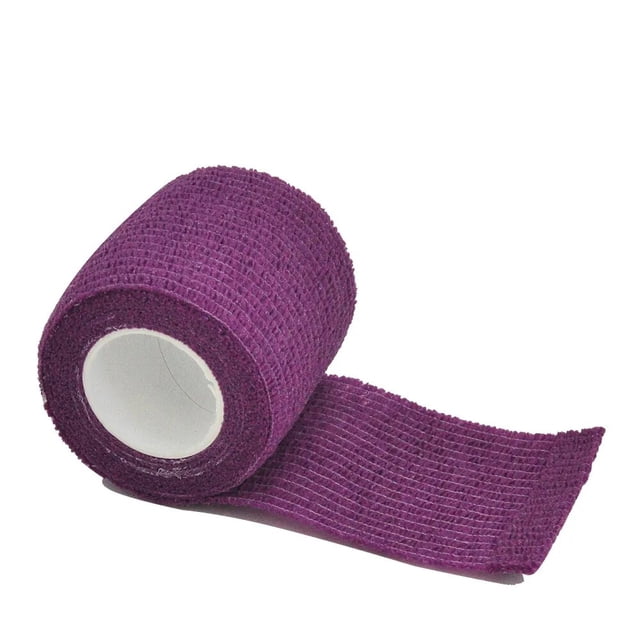 Vendaje de gasa autoadhesivo para movimiento, vendajes elásticos transpirables para fijación deportiva, dedo, muñeca y pierna, 2,5/5/10cm x 4,8 m, 1 rollo