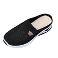 thumbnail image 2 of Ladies Breathable Mesh Soft Sole Closed Toe Orthopedic Shoes for Women Summer Fashionable Versatile Casual Trendy Shoes Black 8 [EU-40], 2 of 6