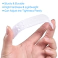 thumbnail image 3 of Unique Bargains 10 Pairs Snapback Strap Cover, Double Row 14 Holes Plastic Adjustable Hat Snap Buckle Replacement (White), 3 of 7