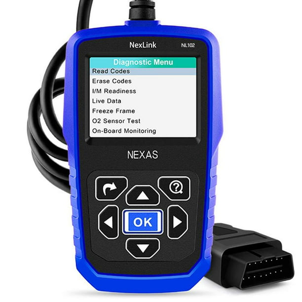 Nexas NL102 Heavy Duty Truck Scanner OBD2 EOBD+HDOBD Diagnostic Scan Tools  Check Engine Light ABS Transmission Trucks & Cars 2 In 1 Auto Codes Reader