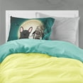 thumbnail image 2 of Halloween Scary French Bulldog Black Fabric Standard Pillowcase, 2 of 2
