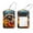multicolored 1, variant on 2 PCS Luggage Tag for Suitcase Bag Tags for Backpacks Baggage Handbag School Instrument Tag Label, Night Flowers Raccoon