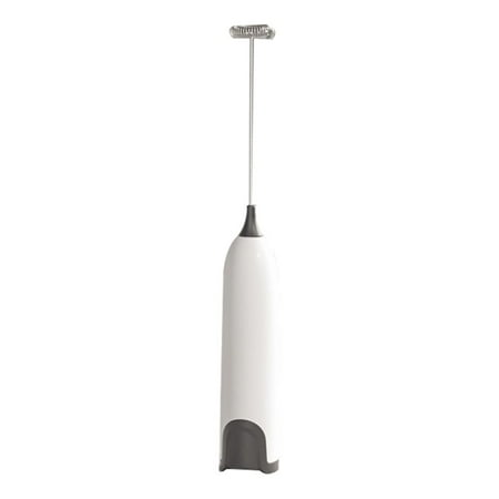 

Portable Coffee Cappuccino Creamer Kitchen Whisk Tool Whisk Mixer Foamer Electric Milk Frother Egg Beater WHITE&BLACK