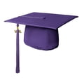 thumbnail image 6 of Endea Graduation Matte Purple Graduation Cap  Tassel, 6 of 11