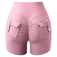 thumbnail image 3 of WILLBEST Pantalones Cortos Ajustados de Cintura Alta Para Mujer, Pantalones Deportivos A La Moda, Leggings Lisos, Pantalones Cómodos, Elásticos, Ropa Informal Para Hacer Ejercicio Grande, 3 of 5