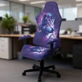thumbnail image 5 of Pzuqiu Galaxy Wolf Gaming Chair Cover Gaming Chair Covers Slipcovers 4 Pieces Stretch Fabric Machine Washable Gaming Chair Accessories Suitable for All Seasons Butterfly, 5 of 7