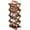 Brown, variant on ManyFun 5-Tier Bamboo Shoe Rack for Closet Free Standing Wood Shoe Shelf Storage Organizer for Entryway Small Space Stackable,Brown